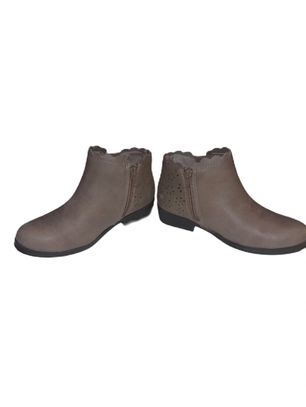 Thereabouts Pima Brown Girls Everyday Ankle Boots 1 2 3